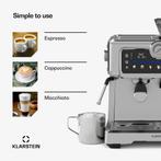 Klarstein Espressomachine - Nieuwstaat!, Witgoed en Apparatuur, Koffiezetapparaten, Afneembaar waterreservoir, Espresso apparaat