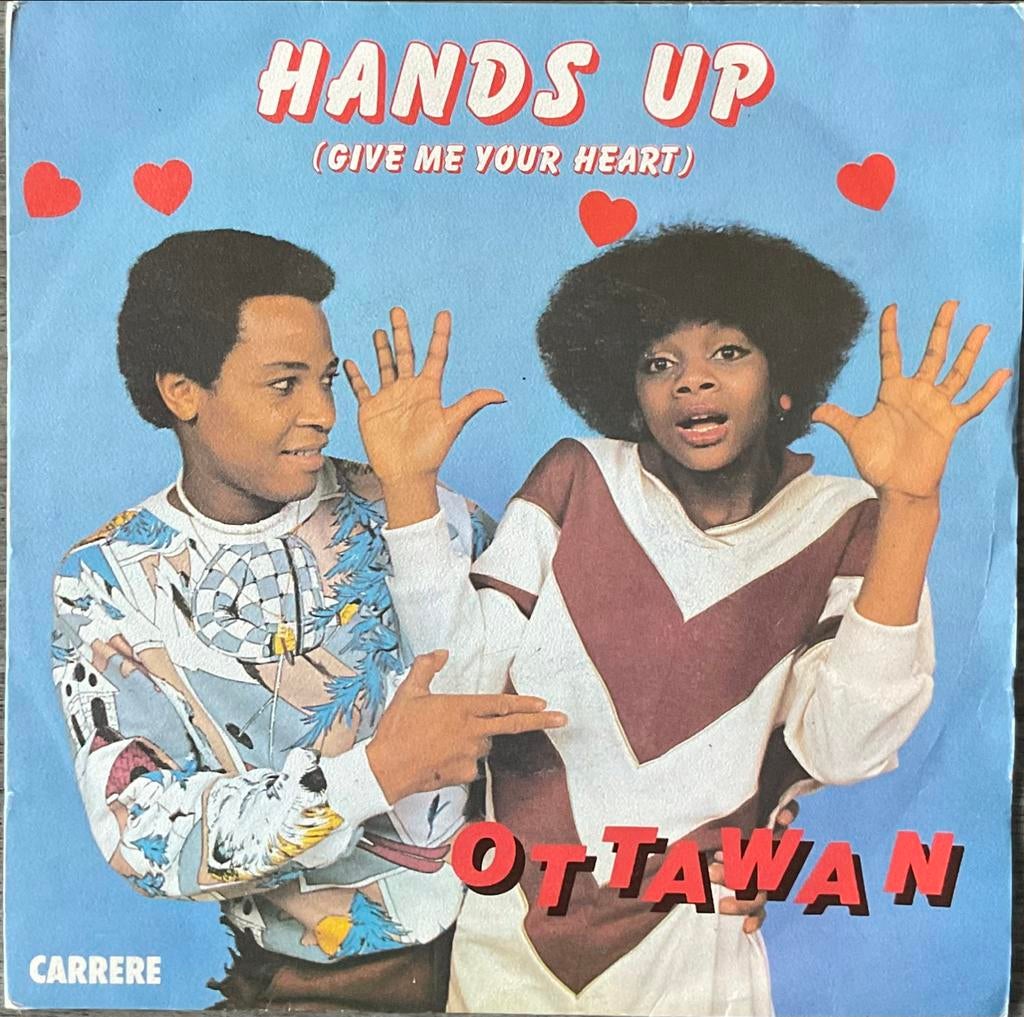 OTTAWAN - Hands up (‘81) ALS NIEUW (NLop2/UKop3), Cd's en Dvd's, Vinyl Singles, Verzenden