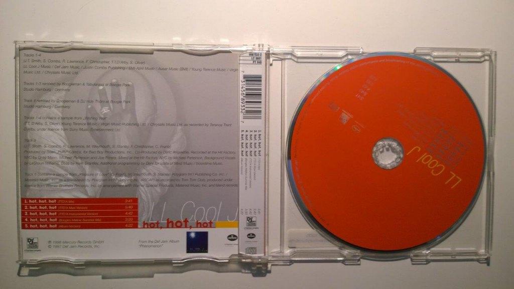 LL Cool J - Hot, Hot, Hot, Maxi-single, Ophalen of Verzenden, Zo goed als nieuw, 1 single