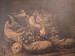 Oude Schoenen - Litho Jan Visser 1938 haarlem, Antiek en Kunst, Kunst | Etsen en Gravures, Ophalen of Verzenden