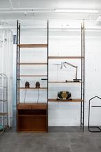 Vintage wandrek / wandkast / vloer tot plafond kast 50s 60s, Ophalen, Gebruikt, Onbekend, Onbekend
