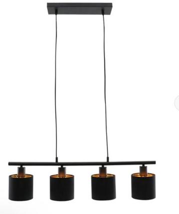 Hanglamp zwart/goud Olucia serie Koga beschikbaar voor biedingen