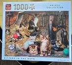 Poezenpuzzel / kattenpuzzel 'kittens in de schuur', Ophalen of Verzenden, 500 t/m 1500 stukjes, Nieuw, Legpuzzel