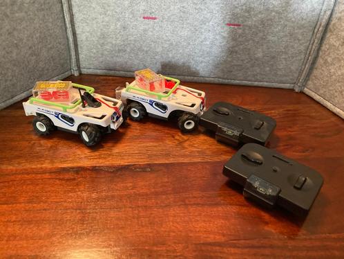 Playmobil - 2 op afstandbestuurbare auto's, Kinderen en Baby's, Speelgoed | Playmobil, Gebruikt, Complete set, Ophalen of Verzenden