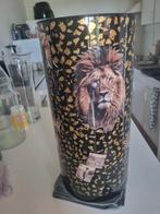 Decoupage vaas Africa, Ophalen of Verzenden, Nieuw, Glas, Minder dan 50 cm