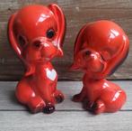 Schattige rode hondenbeeldjes set, Ophalen of Verzenden, Gebruikt, Dier
