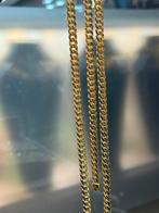 18KT Goud - 130.34 Gram - Ketting - Armband - CUBAN - Heren, Ophalen, Nieuw, Goud