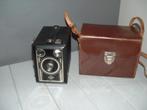 Agfa box camera met gouden bies, made in Germany, Audio, Tv en Foto, Fotocamera's Analoog, Ophalen of Verzenden, Gebruikt, Overige Merken
