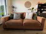 Cognac kleurige 2,5 zitsbank, Huis en Inrichting, Banken | Bankstellen, Ophalen, Zo goed als nieuw, 75 tot 100 cm, 200 tot 250 cm