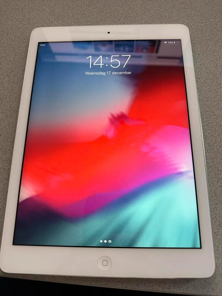 iPad Air 1e generatie, 16GB, Wifi + Hoes, Computers en Software, Apple iPads, Gebruikt, Apple iPad Air, Wi-Fi, 10 inch, 16 GB