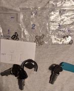 F650GS 2000 koffer slotjes incl. sleutel en plaatjes/veertje, Ophalen of Verzenden, Nieuw