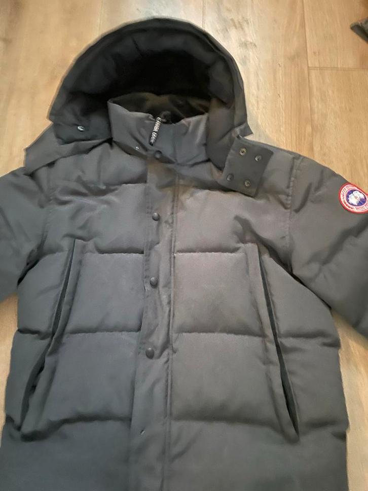 Originele Canada Goose Winterjas Donkergrijs Uniseks, Kleding | Heren, Jassen | Winter, Zo goed als nieuw, Overige maten, Grijs