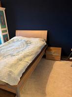 gratis af te halen 2-persoons bed, Ophalen, Gebruikt, Bruin, Tweepersoons