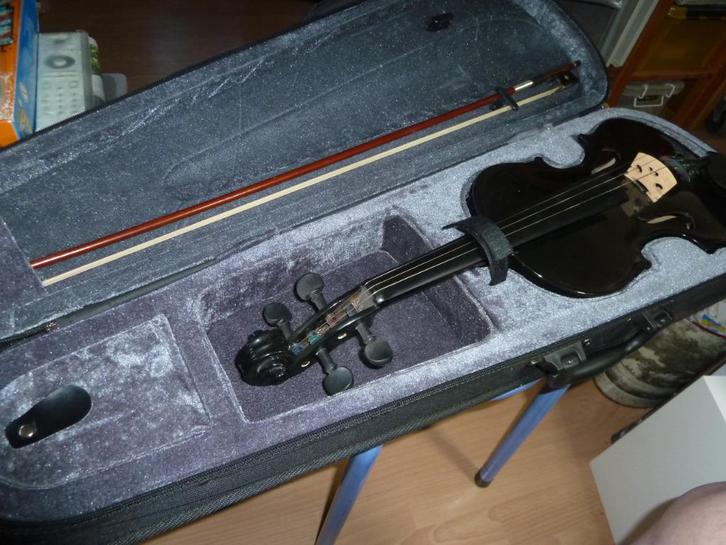 Stagg 4/4 Viool in koffer/foudraal, Muziek en Instrumenten, Strijkinstrumenten | Violen en Altviolen, Zo goed als nieuw, Viool