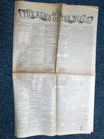 antieke krant The News of the World, Ophalen, Voor 1920, Buitenland, Krant