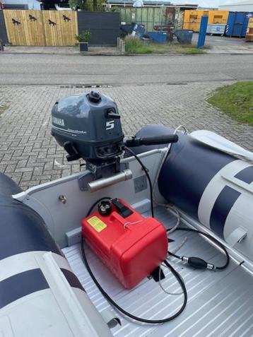 Yellow V 300 grijs + Yamaha 5 pk 4tact Nieuw! beschikbaar voor biedingen
