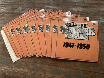 set 10x LP van 10 Jahre Schalger Parade   vintage beschikbaar voor biedingen