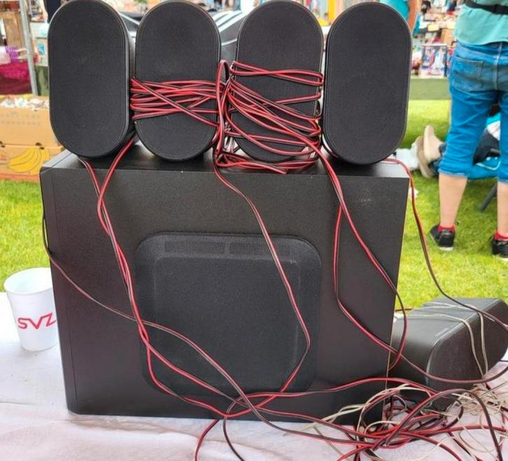 Samsung 6 Delig Speakerset, Audio, Tv en Foto, Home Cinema-sets, Gebruikt, Overige spelers, 5.1-systeem, 70 watt of meer, Overige merken