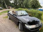Saab 9-3 2.0 T Cabrio 2003 Zwart, Anniversary ed, ZGOH, Voorwielaandrijving, 730 kg, 74 €/maand, Beige