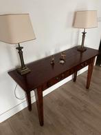 Side table hout, Ophalen, 100 tot 150 cm, Zo goed als nieuw, Kersenhout