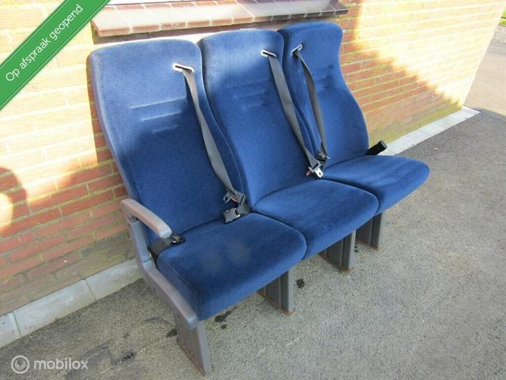 3 persoons bank + gordels ideaal in camper of dubbele cabine, Auto-onderdelen, Interieur en Bekleding, Gebruikt, Ophalen of Verzenden