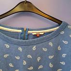 Tommy Hilfiger blauwe trui met paisley print zacht L 46534, Blauw, ., Maat 42/44 (L), Ophalen of Verzenden