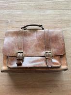 Leren aktetas, Gebruikt, Bruin, Aktetas of Boekentas, Ophalen of Verzenden