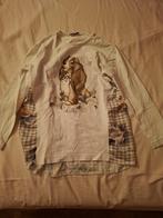 Longsleeve met hondje Lady Monnalisa maat 140, Meisje, Ophalen of Verzenden, Zo goed als nieuw, Shirt of Longsleeve