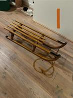 Houten Davos slee, Ophalen of Verzenden, Rugleuning, Gebruikt, Hout