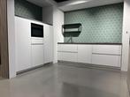 Showroomkeuken: Parallel, greeploos mat wit BORA € 6000,-, Ophalen, Wit, Nieuw, Dubbelwandige keuken