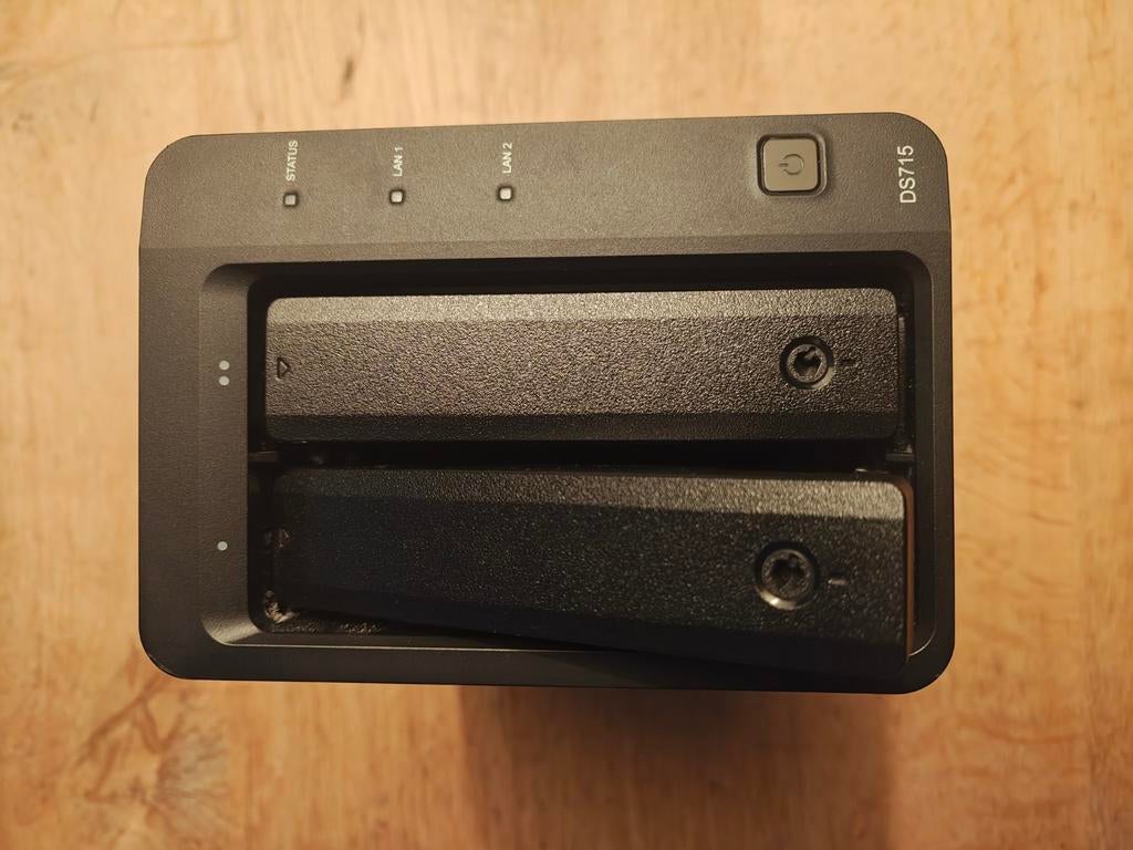 Synology DS715 NAS + 4TB HDD, Computers en Software, NAS, Gebruikt, Verzenden