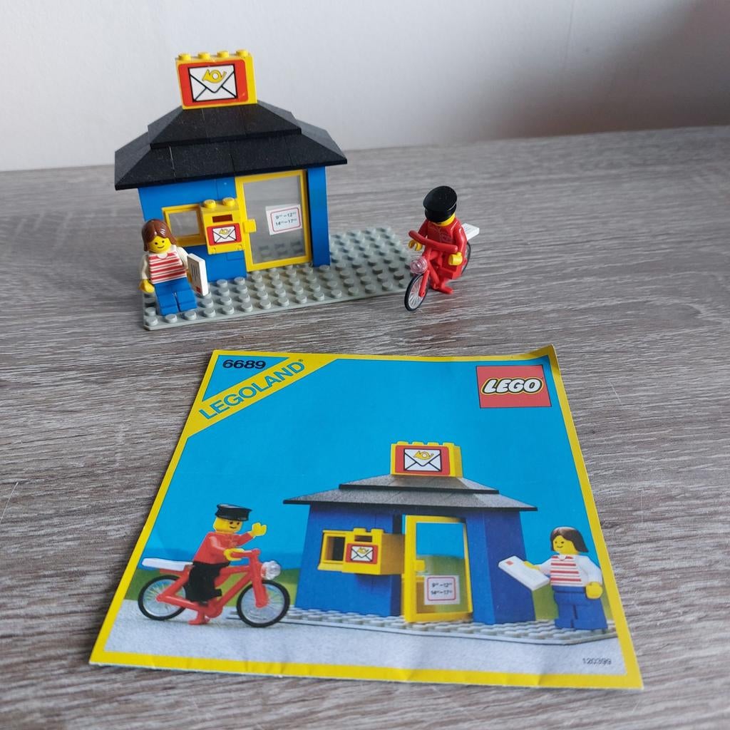Vintage LEGO Classic Town 6689 Postkantoor - Compleet!, Kinderen en Baby's, Speelgoed | Duplo en Lego, Ophalen of Verzenden, Gebruikt