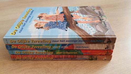 Boeken van de olijke tweeling. Arja Peters., Boeken, Kinderboeken | Jeugd | onder 10 jaar, Gelezen, Fictie algemeen, Ophalen of Verzenden