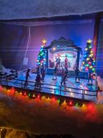 Lemax schaatsbaan, kinderkoor en vuurtoren, Diversen, Kerst, Ophalen, Zo goed als nieuw
