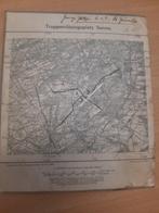 Landkaart/instructiekaart  Wehrmacht WW2, Verzamelen, Militaria | Tweede Wereldoorlog, Verzenden, Landmacht, Duitsland, Boek of Tijdschrift