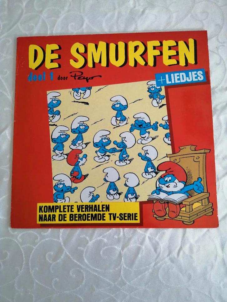 Oude Lp van de SMURFEN - DEEL 1, Cd's en Dvd's, Vinyl | Kinderen en Jeugd, Zo goed als nieuw, Verhaal of Sprookje, Ophalen of Verzenden