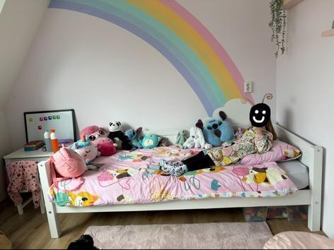 Beter Bed Bedbank Puck, Kinderen en Baby's, Kinderkamer | Bedden, Zo goed als nieuw, 180 cm of meer, 85 tot 100 cm, Lattenbodem