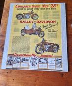 poster Harley Davidson, Ophalen, Zo goed als nieuw, Motoren