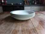 Regout pastel 4x diepe borden celadon, Ophalen of Verzenden