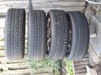 Set winterbanden op LMvelg, 205/60/R16, 5 en 6 mm profiel, Ophalen, Gebruikt, 16 inch, Band(en)