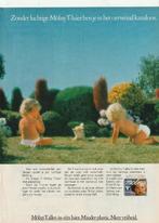 Retro reclame 1981 Mölny baby luiers baby in het gras, Verzamelen, Retro, Verzenden, Overige typen