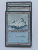 MTG; Ice Age; SP; Snow-covered Island, Hobby en Vrije tijd, Verzamelkaartspellen | Magic the Gathering, Verzenden, Gebruikt, Losse kaart