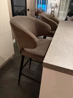 2 Barkrukken indigo richmond antraciet velvet, Ophalen, Zo goed als nieuw, 60 tot 90 cm