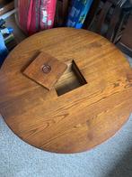 Eiken tafel, Huis en Inrichting, Tafels | Eettafels, Ophalen, Gebruikt, Klassiek, Rond