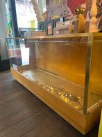 Prachtige antieke toonbank L 2 mtr H 90 cm  D 65 cm, Antiek en Kunst, Ophalen