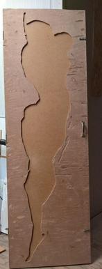 deur gemaakt van multiplex kunst houtsnede drukvorm 70,4x220, 215 cm of meer, Minder dan 80 cm, Gebruikt, Hout