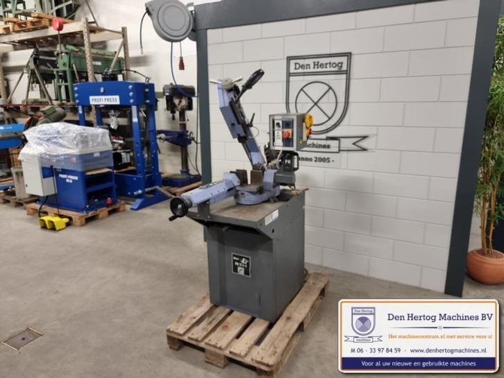 MEP PH 211-1 bandzaagmachine handbediend rond 180mm, Doe-het-zelf en Verbouw, Gereedschap | Zaagmachines, Gebruikt, Lintzaag, 1200 watt of meer