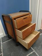 Stevige ladenkast in steigerbuis constructie 45B x 34D x 60H, Huis en Inrichting, Kasten | Ladekasten, Ophalen, Minder dan 50 cm
