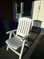 Hartmann witte tuinstoelen, Tuin en Terras, Tuinstoelen, Ophalen, Gebruikt, Kunststof, Inklapbaar
