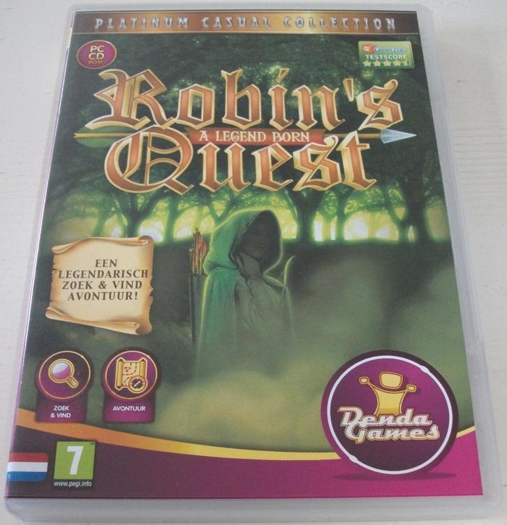 PC Game *** ROBIN'S QUEST *** Denda 24, Spelcomputers en Games, Games | Pc, Zo goed als nieuw, Puzzel en Educatief, 1 speler, Vanaf 7 jaar